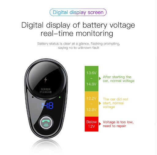 Compatible With Bluetooth FM Transmitter & Car Charger