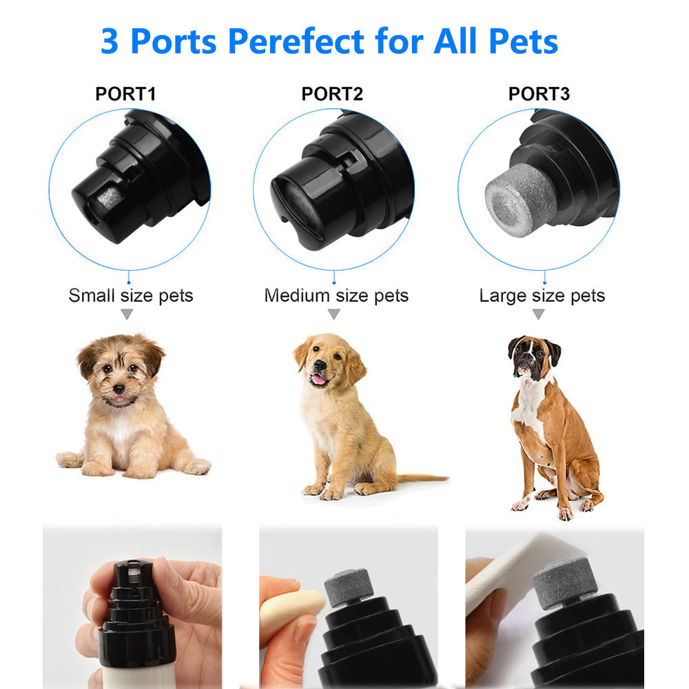 Coupe-ongles électriques pour chiens, meuleuses, rechargeables USB, outils de toilettage silencieux pour chats et animaux de compagnie