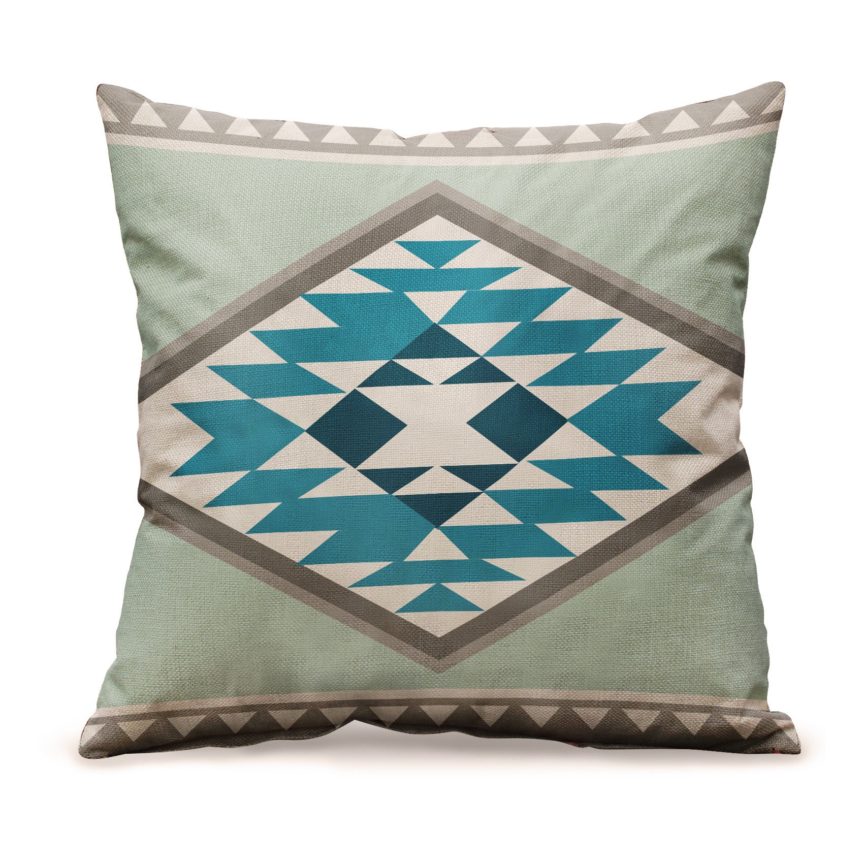 Pillow Cover Linen Cushion Sofa Car Back