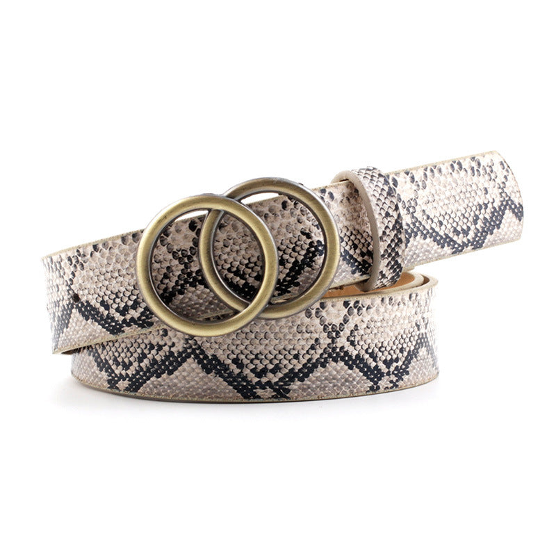 Fashion Ladies Without Needle Hollow Belt