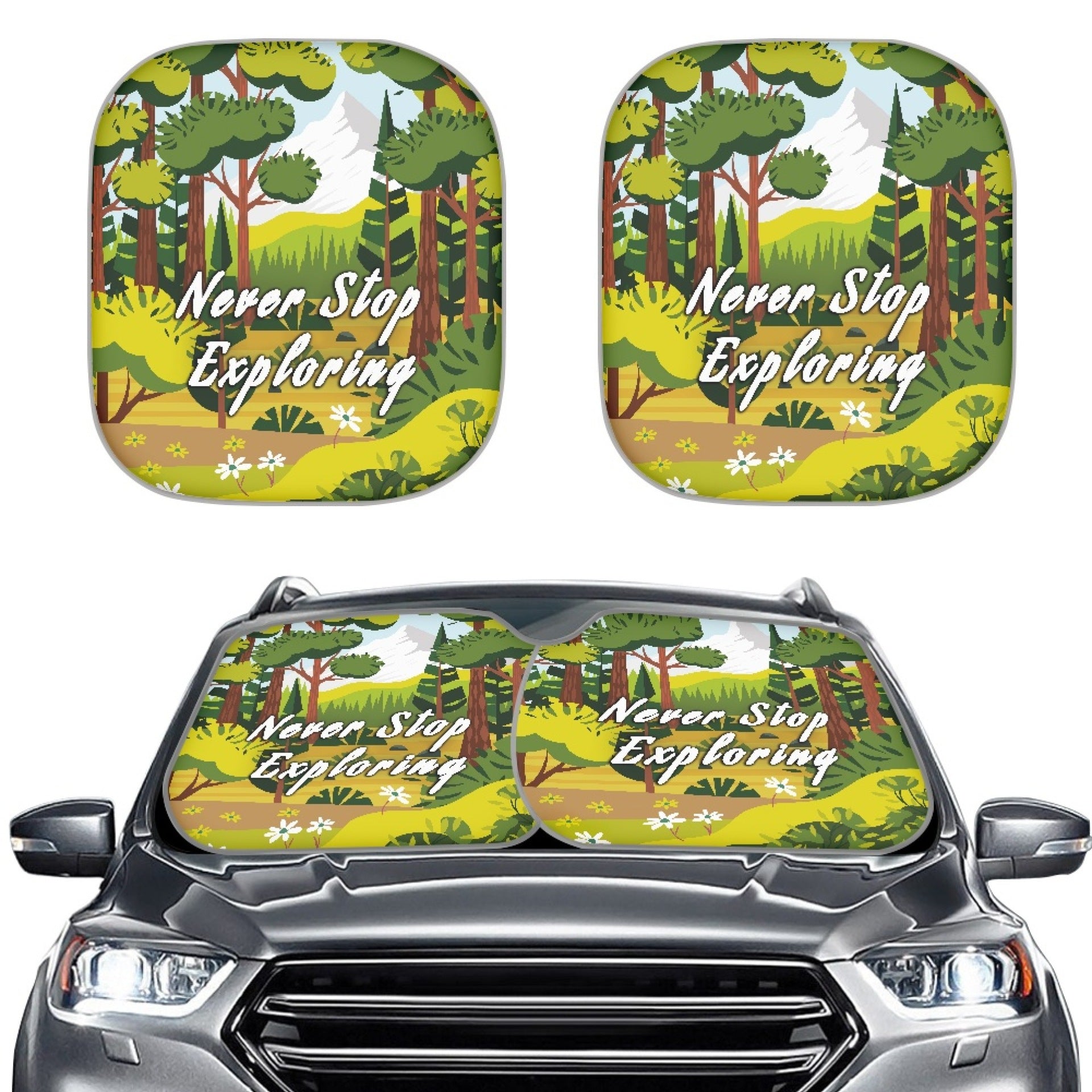 Pare-soleil de voiture protection solaire et isolation thermique