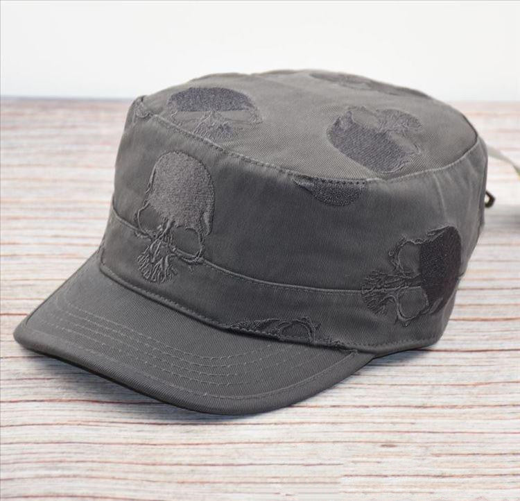 Men's vintage flat cap embroidered hat