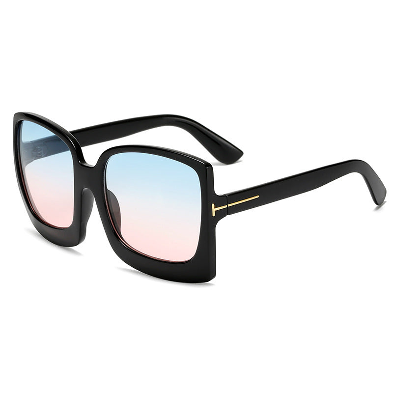 Lunettes de soleil léopard grande monture