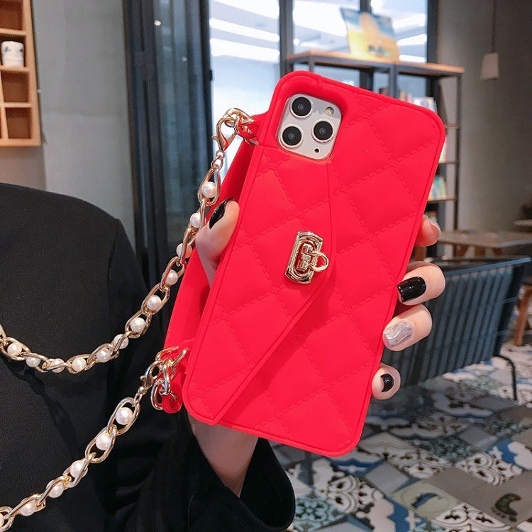 Silicone Card Wallet Handbag Mobile Phone Case