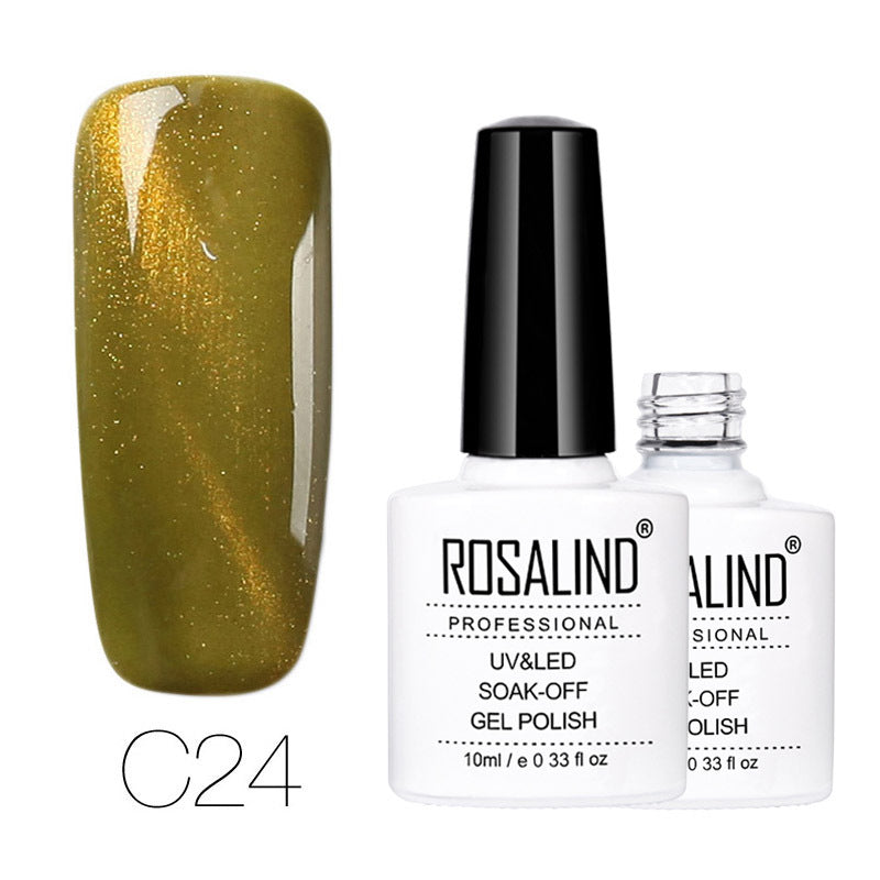 Vernis à ongles gel photothérapie effet œil de chat 30 couleurs