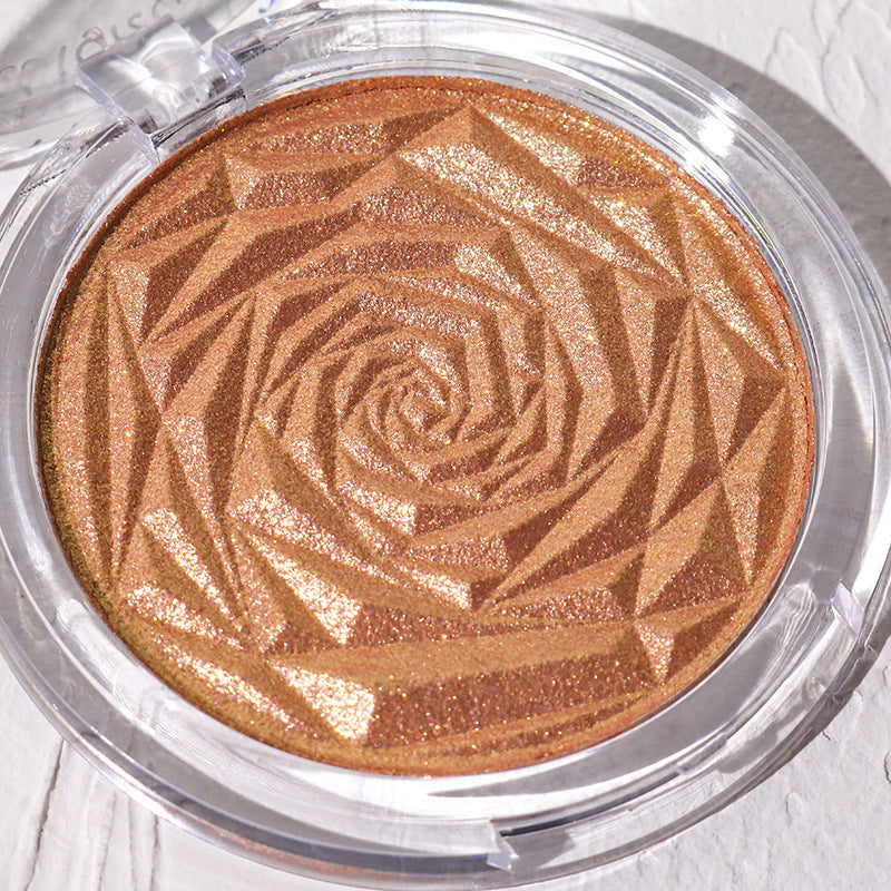 Palette Rose Diamond Illuminateur Poudre Blush pour éclaircir et faire briller