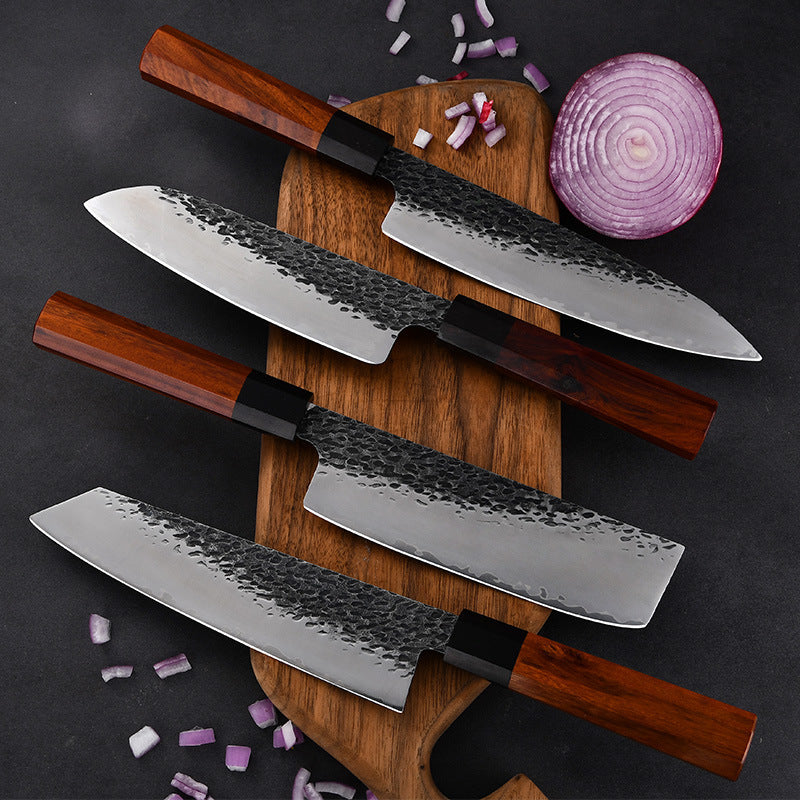 Chefs Knife Household Small Kitchen Composite Steel