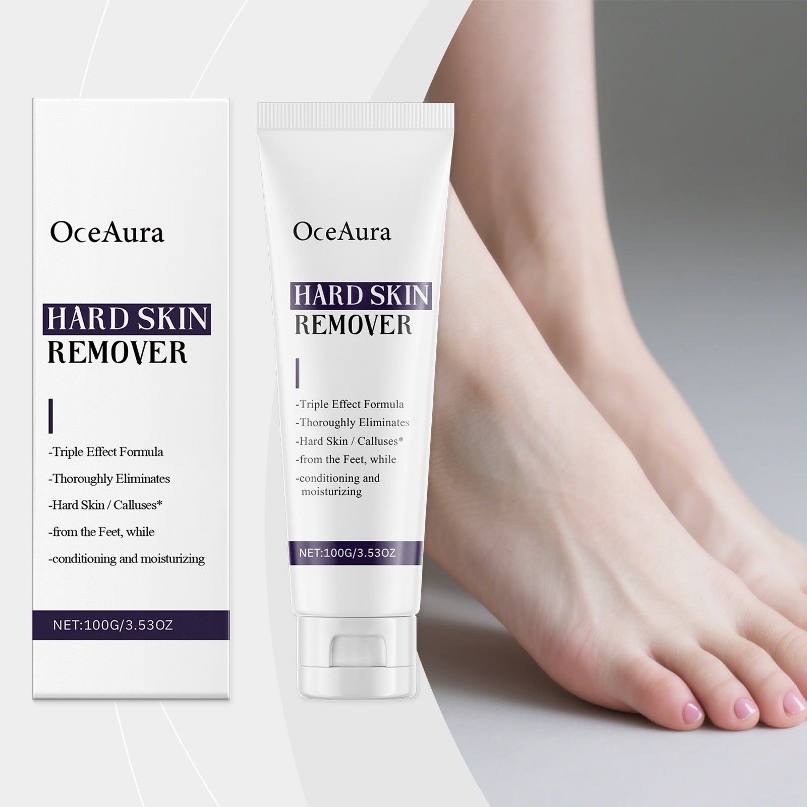 Foot Care Moisturizing Cream Moistens Dry Skin Of Feet