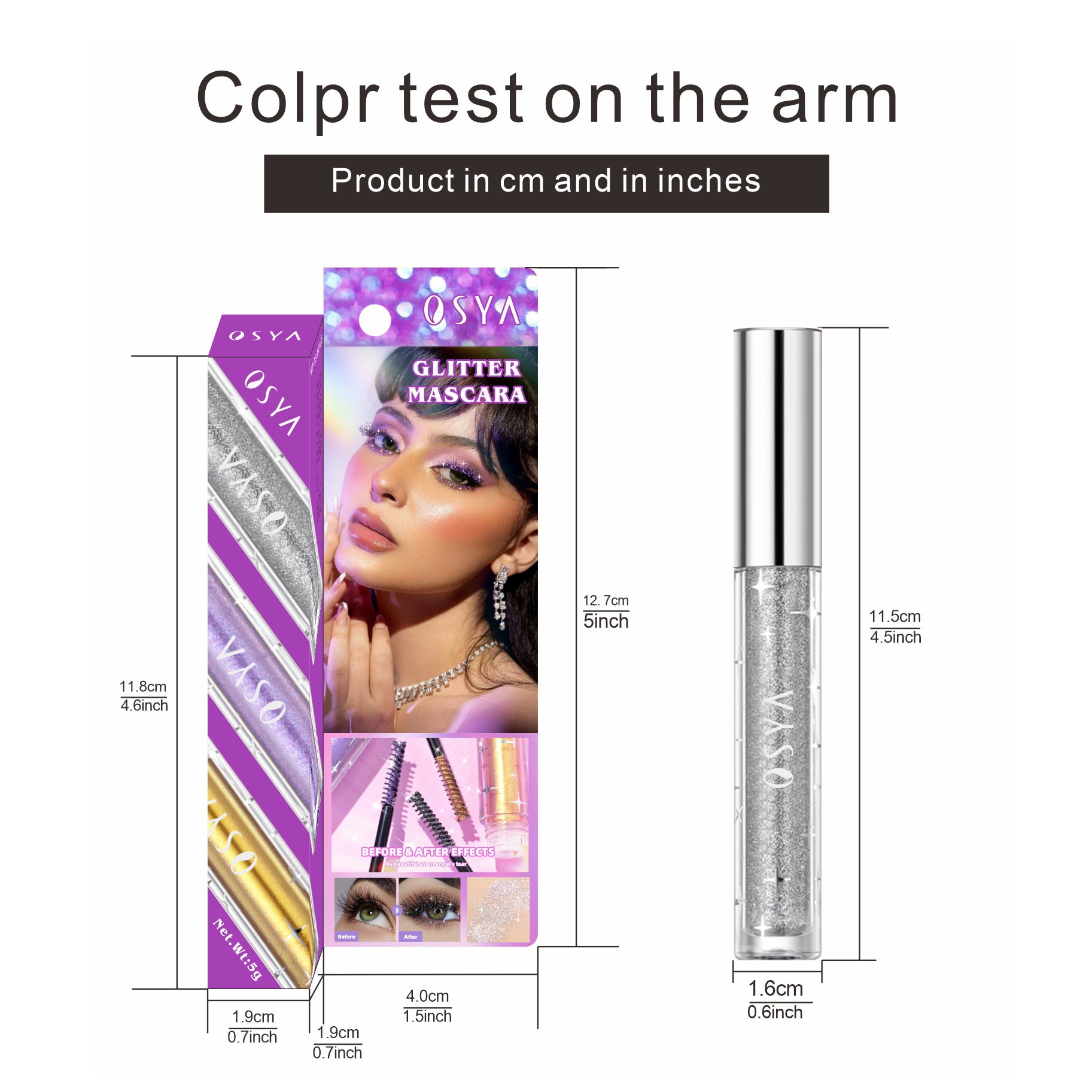 Mascara Épais, Imperméable et Anti-Bavures pour des Cils Recourbés