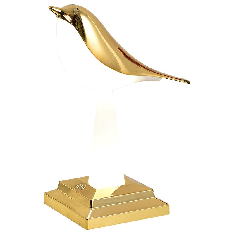 Bedroom Bedside Bird Square Night Light Charging Touch Atmosphere Table Lamp