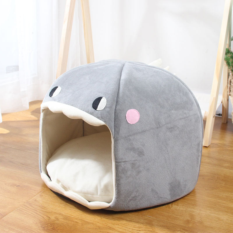 Nouveau Lit pour Animaux Maison Grotte Chat Tente Panier Chien Tapis Chiot