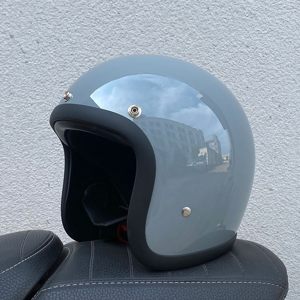 Helmet Men's And Women's Retro FRP Motorcycle