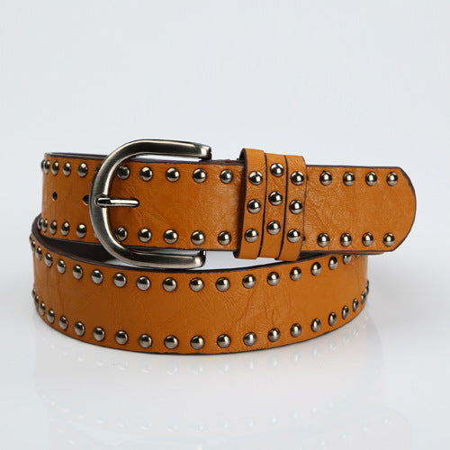 Ceinture pour femme style punk, polyvalente et tendance