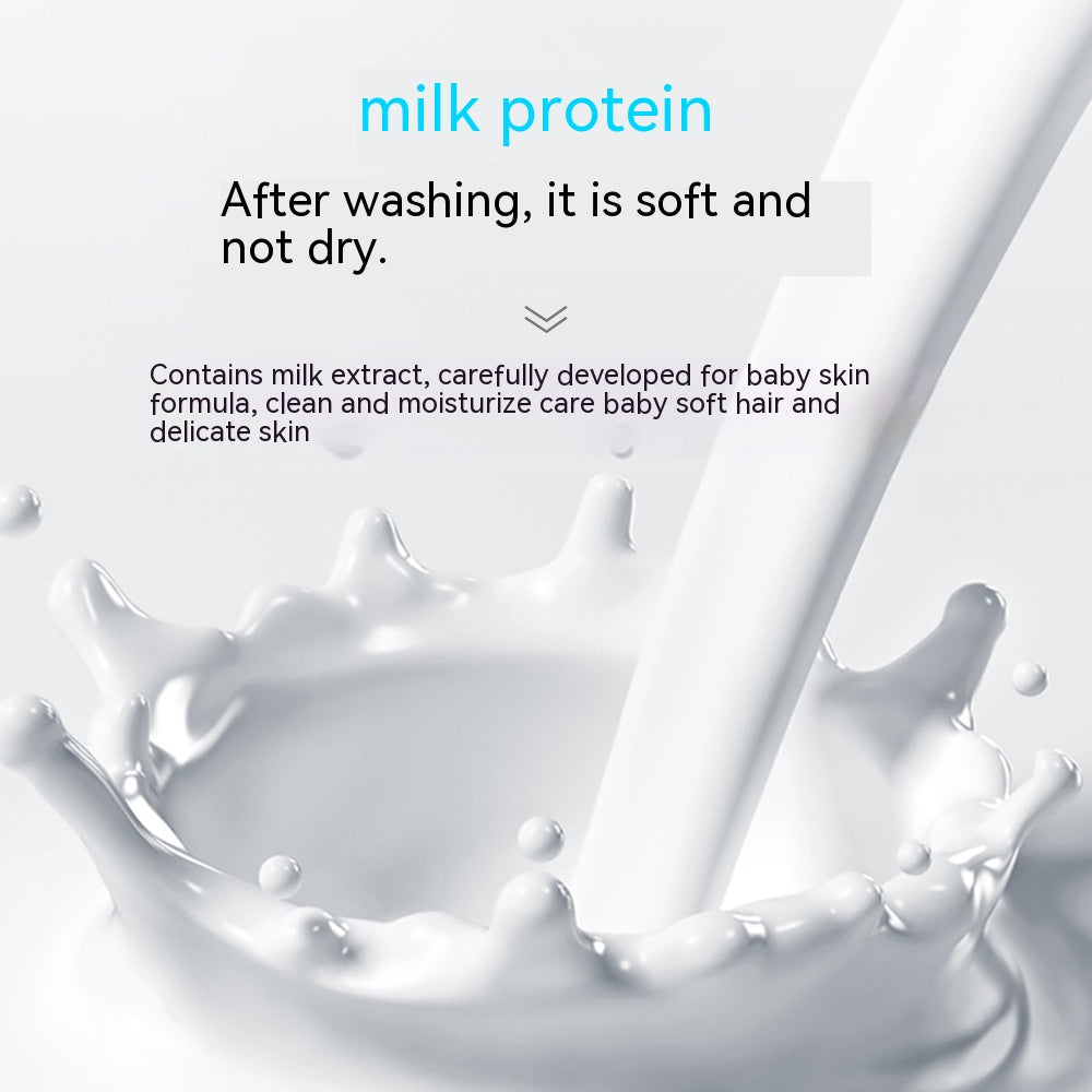 Lait de bébé Hydratant Cheveux & Corps Shampooing Hydratant pour la peau