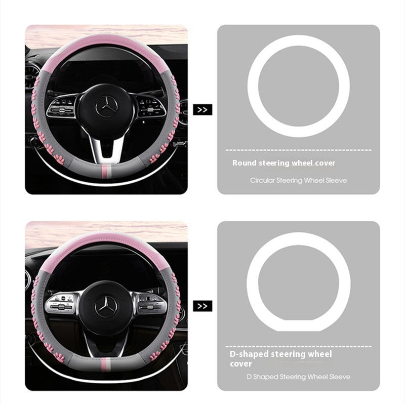 Cute Claw Steering Wheel Cover Non-slip Wear-resistant