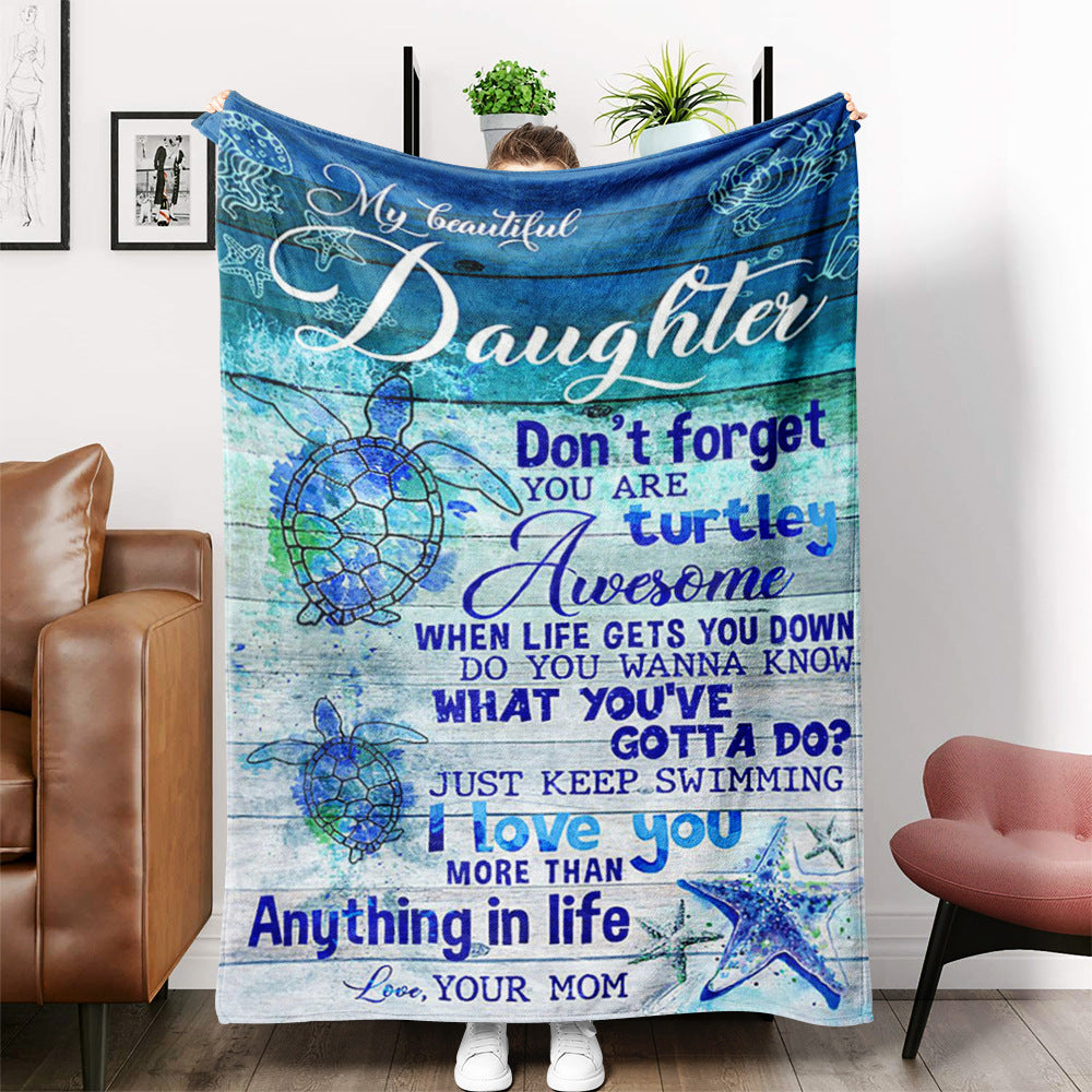 Envelope Blanket Sofa Blanket Airable Cover Message Letter Wholesale Flannel Thick Envelope Blanket