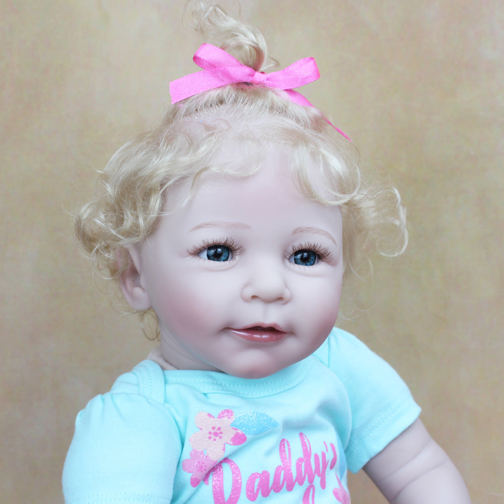 55cm Cloth Body Baby Rebirth Doll