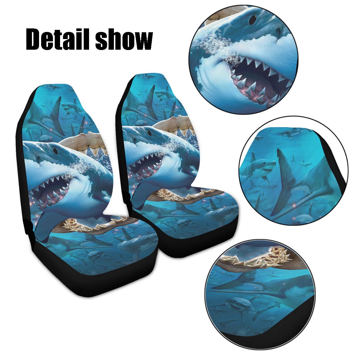 Printed car seat cover