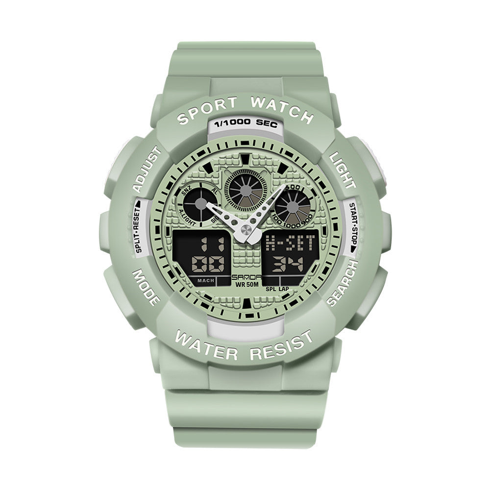 Montre numérique de sport multifonctionnelle étanche pour femmes