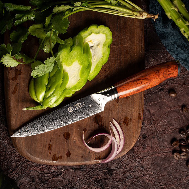 Damascus Steel Knife Professional Fruit Cutter