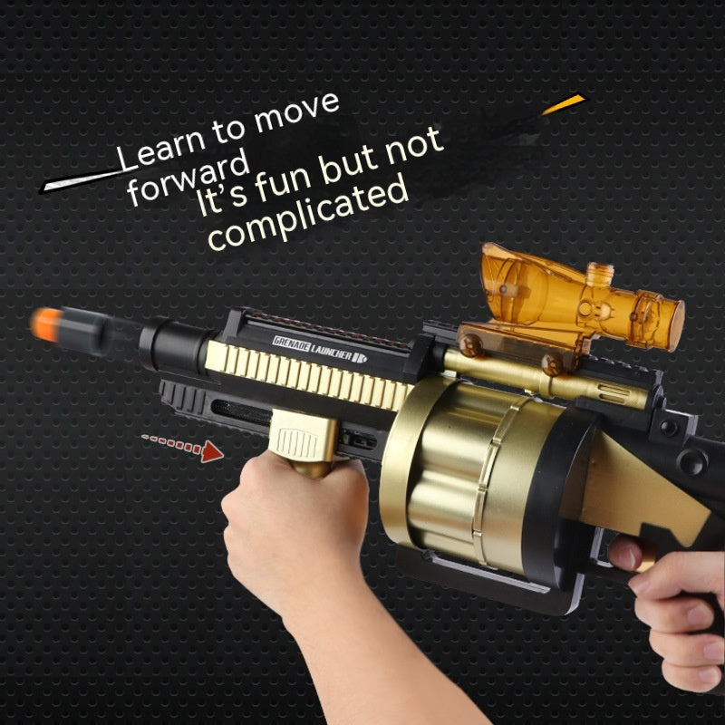 Boy's Manual Continuous Hair Howitzer Toy