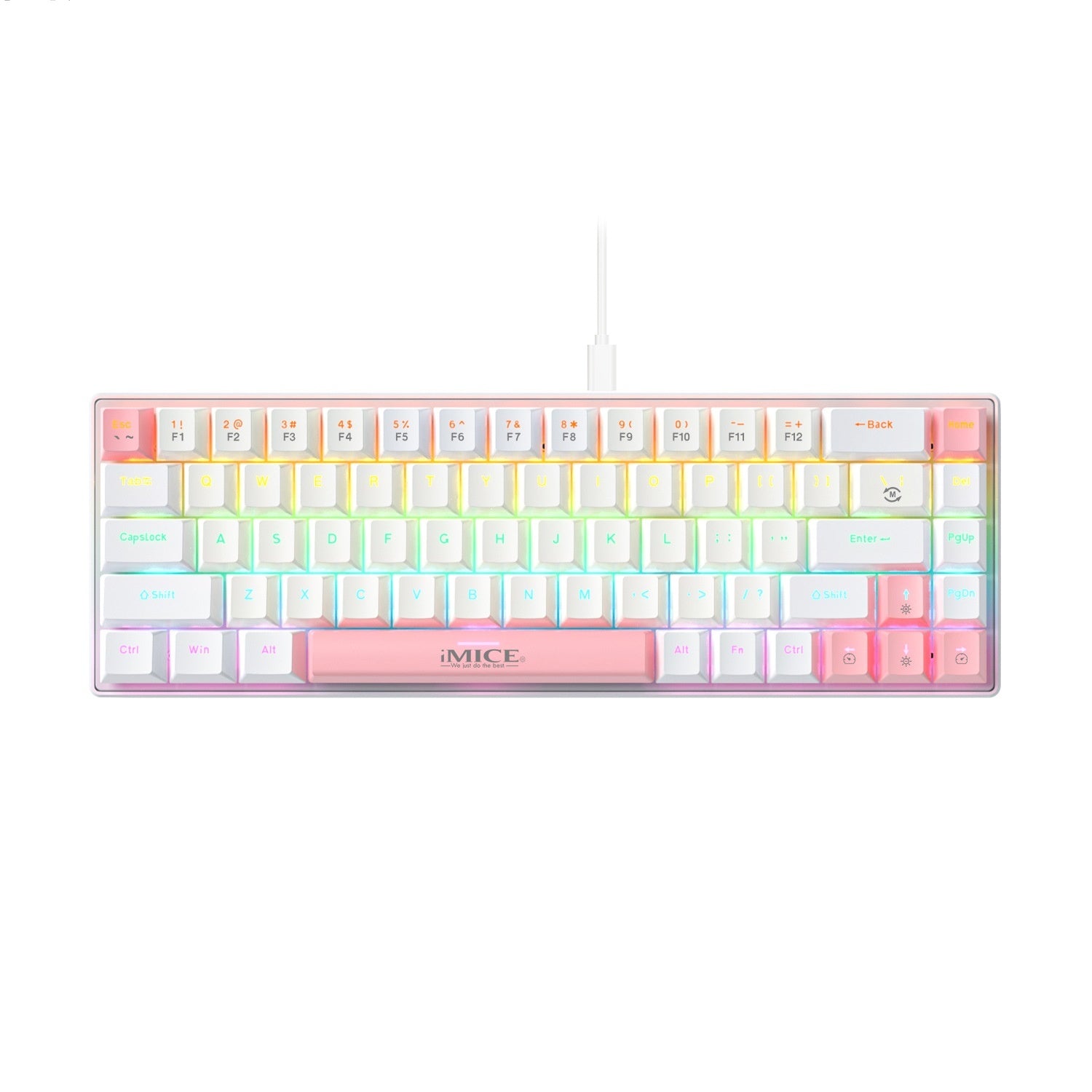 TYPE-C Wired Mechanical Keyboard For Small English Languages