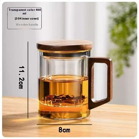 Magnetic Elegant Cup Teapot Household Full Glass Liner Tea Water Separation Teapot Tea Set
