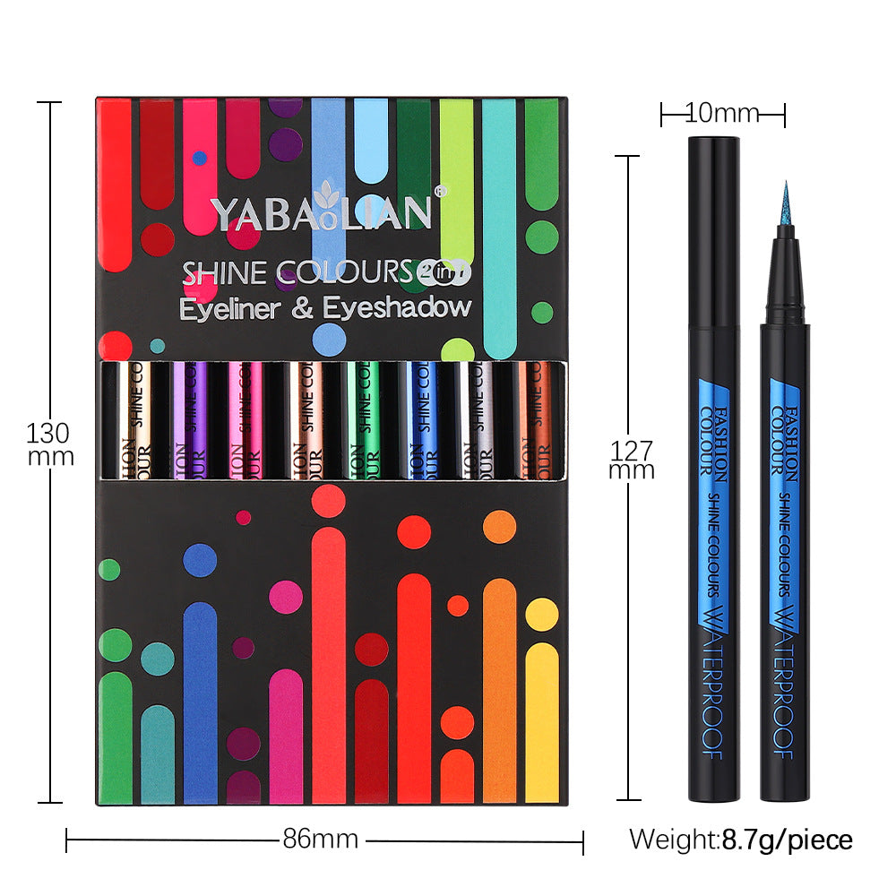 Eyeliner Perle Couleur Nacrée Imperméable Éclaircissant