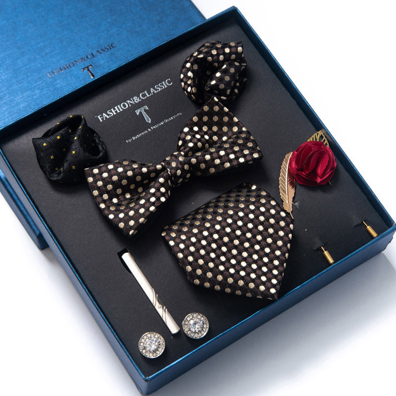 Ensemble cravate et costume formel 8 pièces pour homme