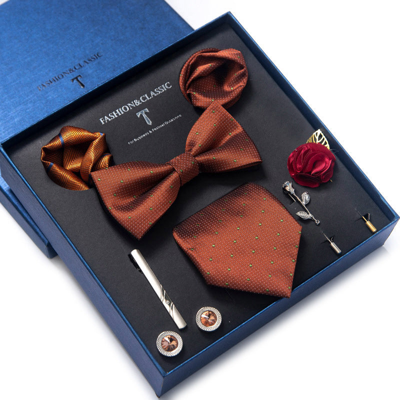 Ensemble cravate et costume formel 8 pièces pour homme