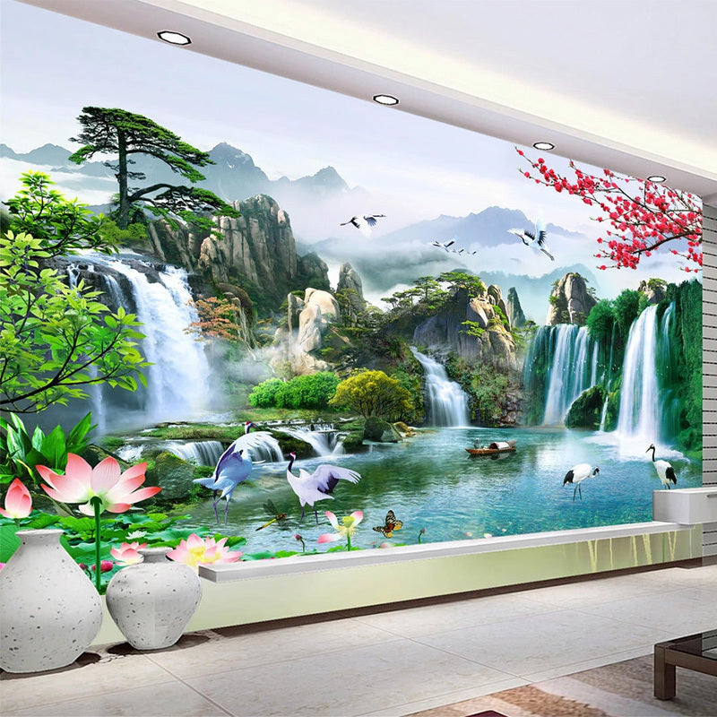 3d Three-dimensional Large Wallpaper Mural Living Room TV Background Wall