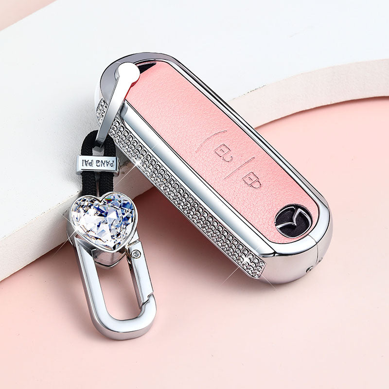 Diamond-encrusted Car Key Case Buckle Bag