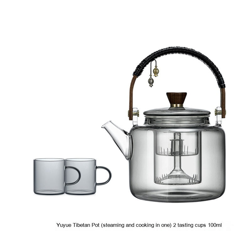 Glass Teapot Tea Making Household High Temperature Resistant Tea Set Suit