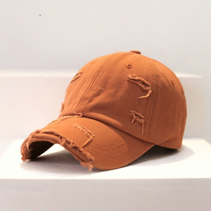 Men's Old Hip Hop Ripped Baseball Hat