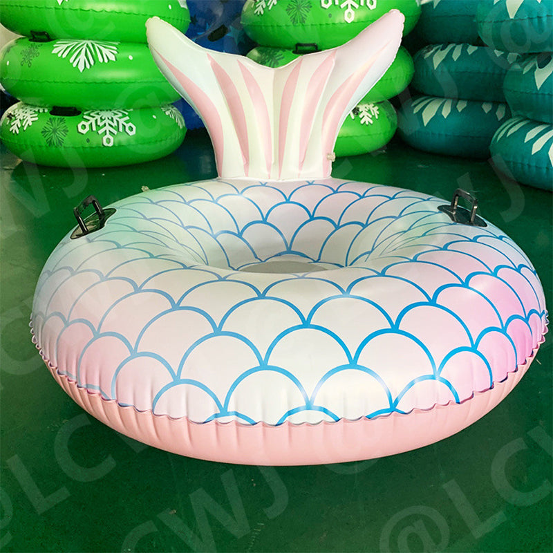 Canapé Gonflable Flottant Piscine Sirène