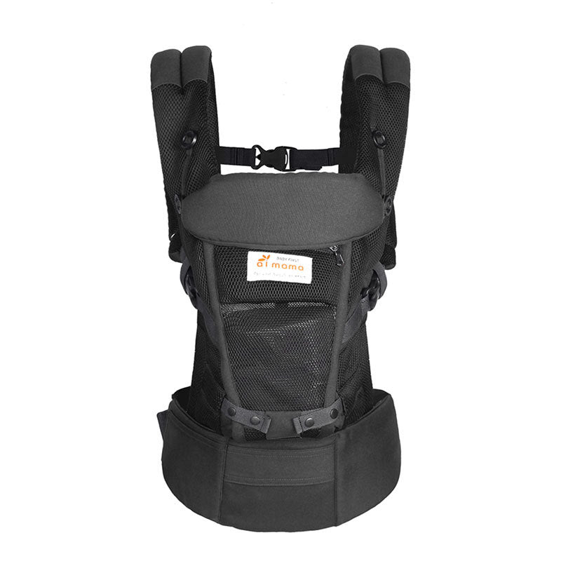 Porte-bébé Ergonomique Réglable Respirant pour Toutes les Étapes avec Tabouret de Taille