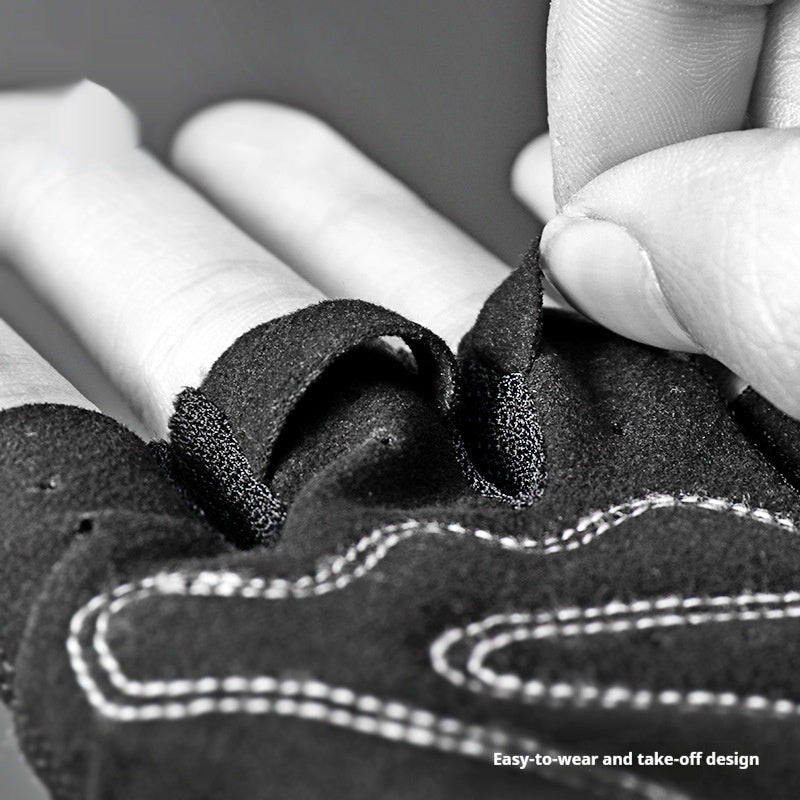 Gants de Cyclisme Mi-doigts Homme Femme Antidérapants Respirants
