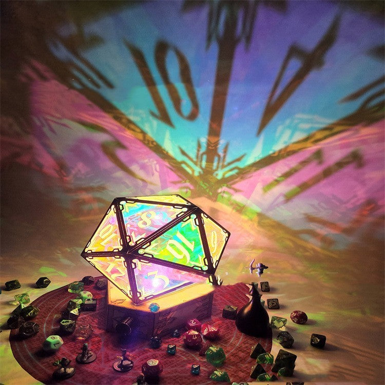 Creative Natural Rolling Geometric Light And Shadow Lamp Decorations