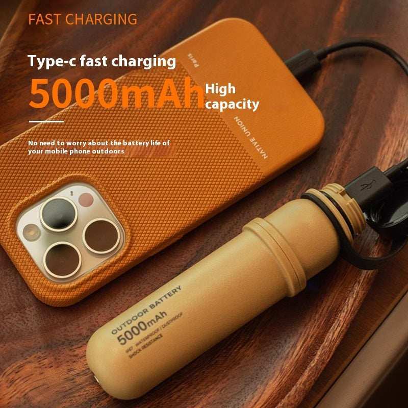 Lampe d'éclairage extérieur pour ambiance de camping sauvage