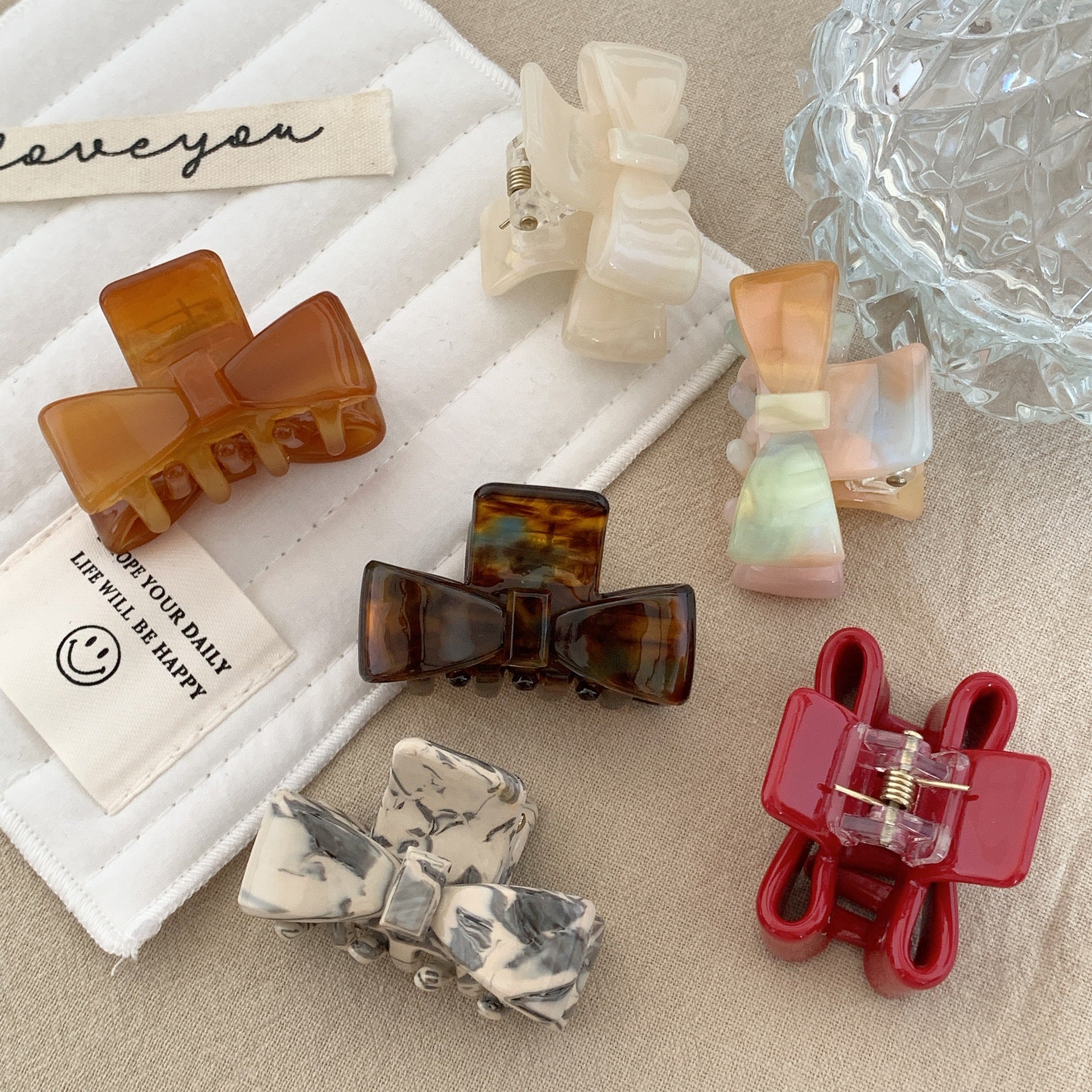 Bow Small Grabbing Simple Small Hair Clip Bangs Shark