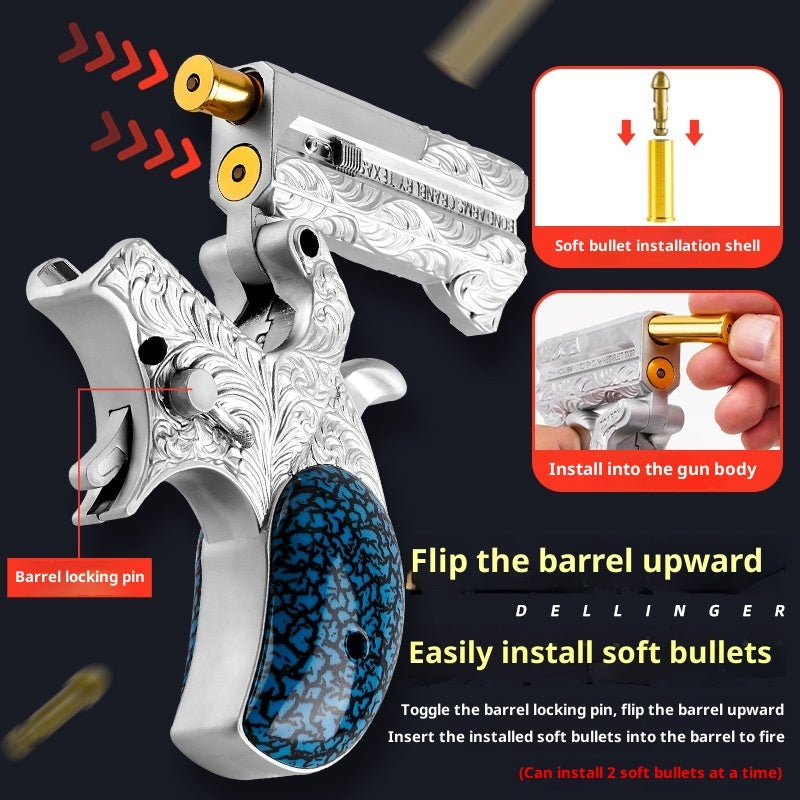 Fashion Personality Delinger Full Pattern Toy Gun