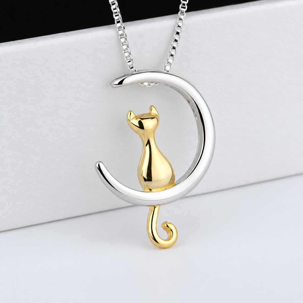 Women's Cubic Zirconia Chain Link Charm Necklace