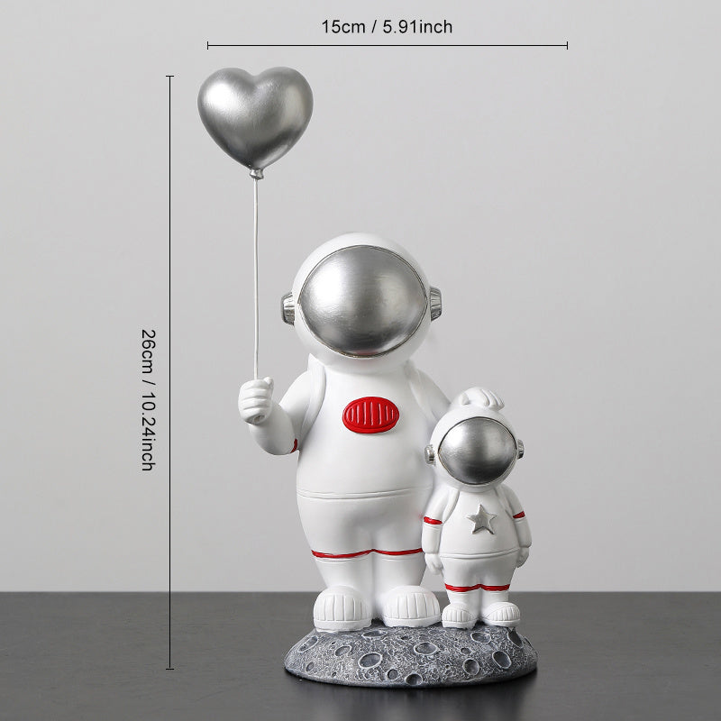 Parent-child Astronaut Living Room Porch TV Cabinet Desktop Baubles Children's Room Decorations Gift