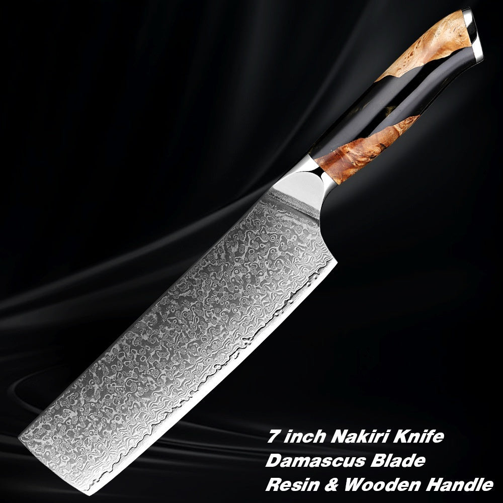 Couteau de chef en acier de Damas Couteaux de cuisine professionnels