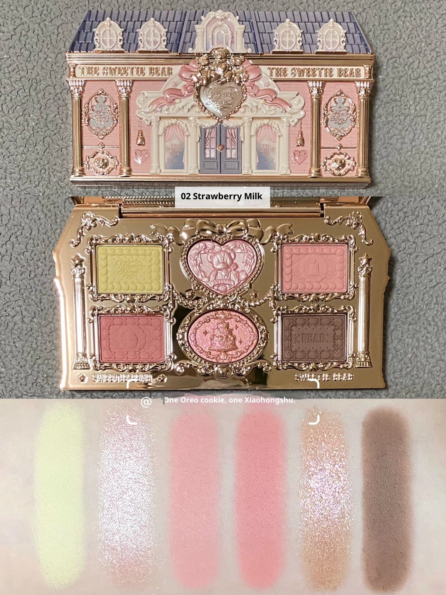 Sweetheart Bear Eyeshadow Palette Matte Shimmer Easy To Use
