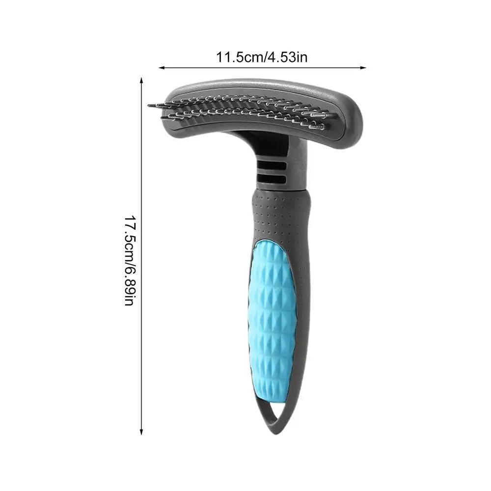 Pet Grooming Comb Cute Pet Grooming Comb Hair Removal Combs Effective Rustproof Shedding Brush For Puppies Pets Acceessories