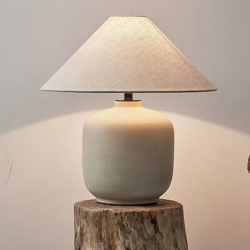 Chinese Style Decoration Japanese Style Pottery Pot Living Room Table Lamp