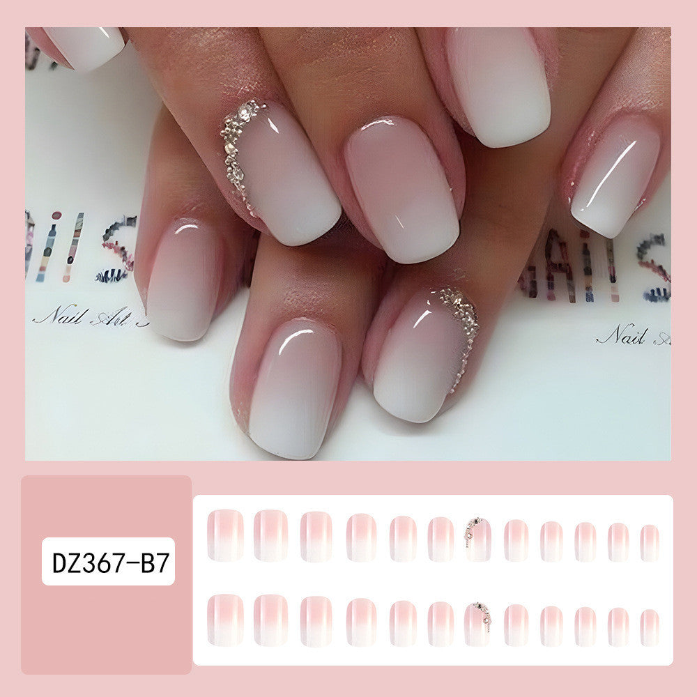 Autocollant à Ongles en Poudre Gelée Dégradée pour Femmes
