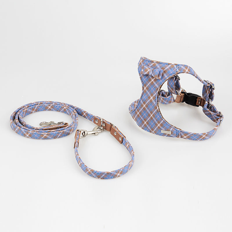 Laisse de chien style débardeur pour petits chiens