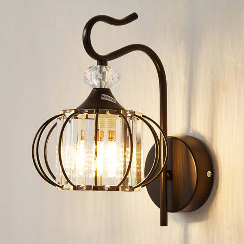 Bedroom Bedside Crystal Wall Lamp Living Room Wall Lamp